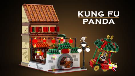 lego ideas lego kung fu panda pings noodle shop