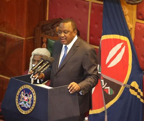 president uhuru addresses parliament assures country   state