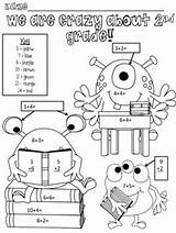 Grade 2nd Coloring Classdojo First Second Pages Activities Math Website Template Visit Printable sketch template