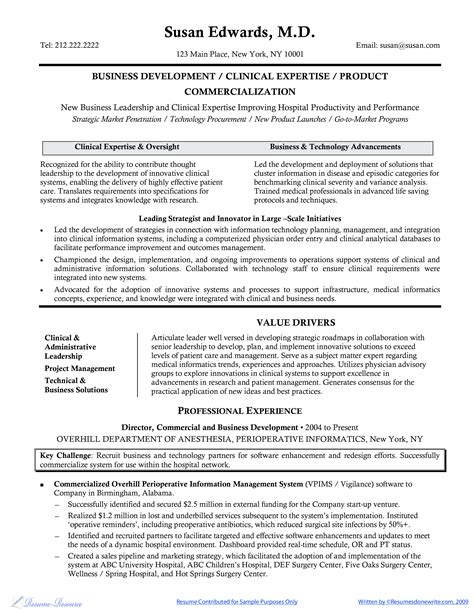 clinical research resume template