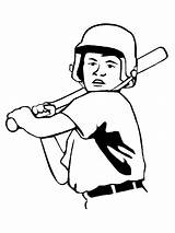 Baseball Diamond Printable Library Clipart Player Coloring Pages sketch template