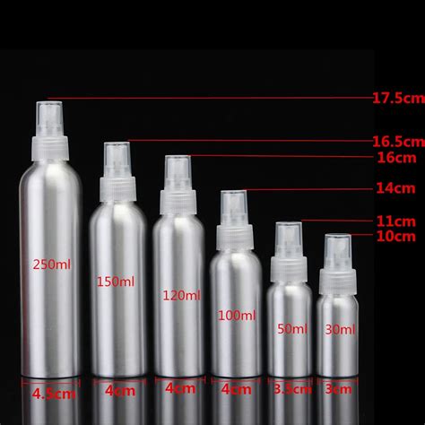 ml aluminium spray bottle ml fine mist atomiser