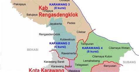 map  karawang regency coastal indonesia  sc vrogueco
