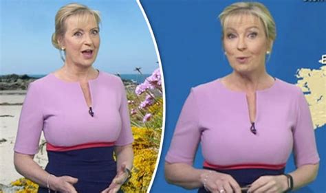 Bbc Weather Carol Kirkwood Wows As She Flaunts Curves In