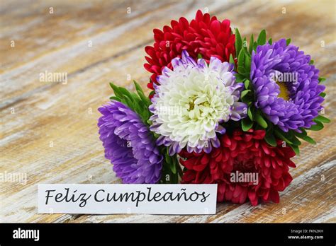 Feliz Cumpleanos Happy Birthday In Spanish With Colorful