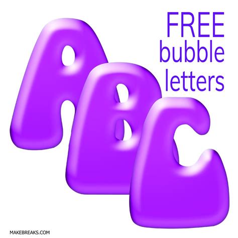 bubble letter