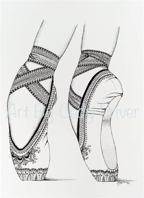 proper  iba ballet shoes printable adult coloring page  cady