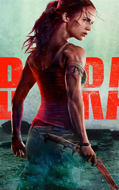Alicia Vikander In Tomb Raider 4k Ultra Hd Mobile Wallpaper