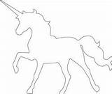 Outline Freequilt Outlines Unicorns sketch template