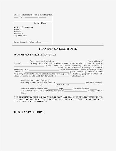 printable beneficiary form template