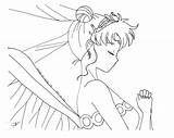 Coloring Serenity Pages Queen Sailor Moon Princess Title Anime Manga Neo Getcolorings Choose Board sketch template