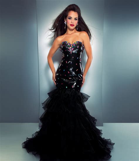 black prom dresses dressed  girl