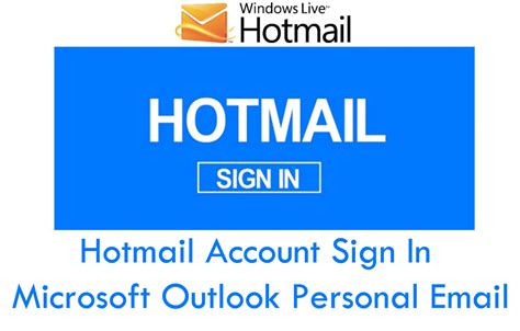 hotmail sign  outlook