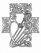 Celtic Coloring Cross Pages Ireland Drawing Color Line Place Printable Famous Knot Draw Getdrawings Getcolorings sketch template