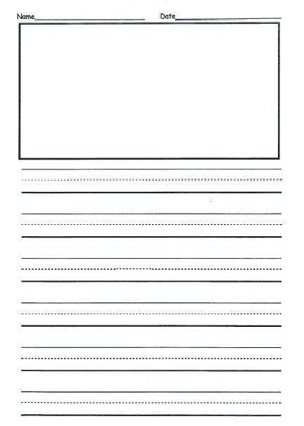 pin  teach  grade blank writing paper  grade lined paper
