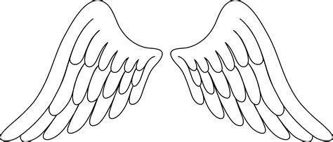 angel wing coloring page coloring home