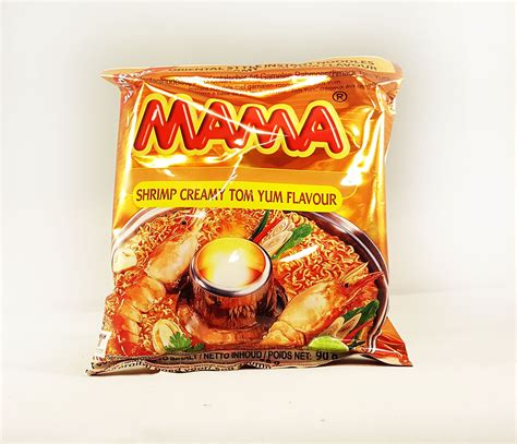 mama shrimp creamy tom yum flavour noodles  packet noodles