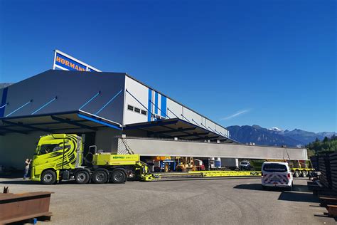 transport von stahltraeger kaeppeli logistik ag