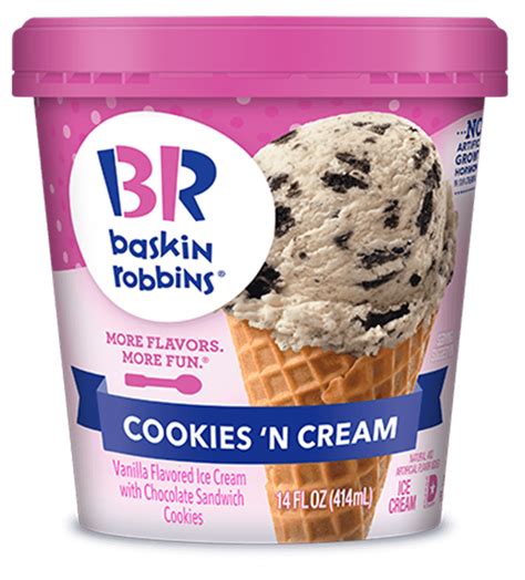 Cookies N Cream Baskin Robbins® At Home