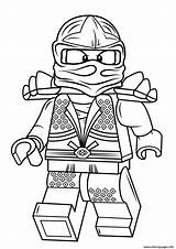 Ninjago Lego Coloring Overlord Pages Lloyd Print sketch template