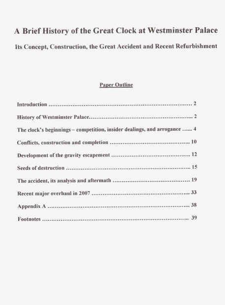 table  contents appendix  format research paper table