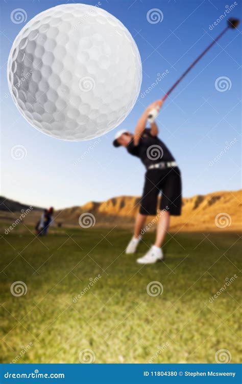 golf drive stock photo image  player action swing