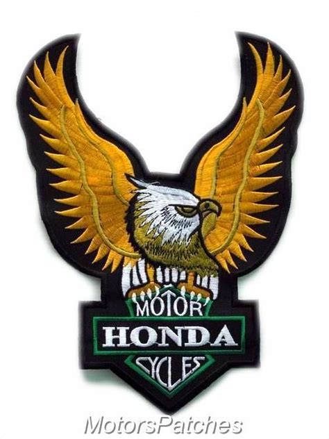 honda patches eagle jacket motorcycles large  voitures  motos