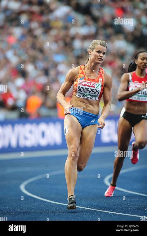 dafne schippers participating in the 200 meters at the european