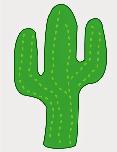 print  large cactus picture    draw  outline