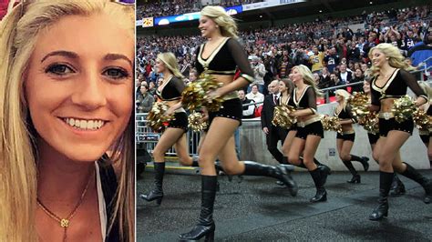 former nfl cheerleader claims she was fired over instagram picture