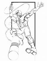 Coloring Pages Daredevil Printable Superheroes Colouring Marvel Super Printablefreecoloring Library Clipart Flash Popular Characters Cartoon Line sketch template