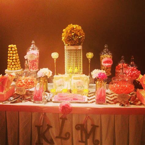 pin on glam candy buffet tables