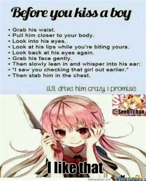 im going to do this its going to be so funny yandere anime yandere