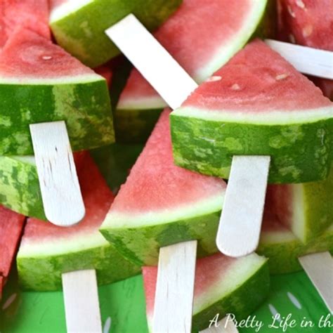 watermelon sticks   stick pinterest