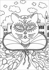 Carnival Coloring Pages Kids Print Cute sketch template
