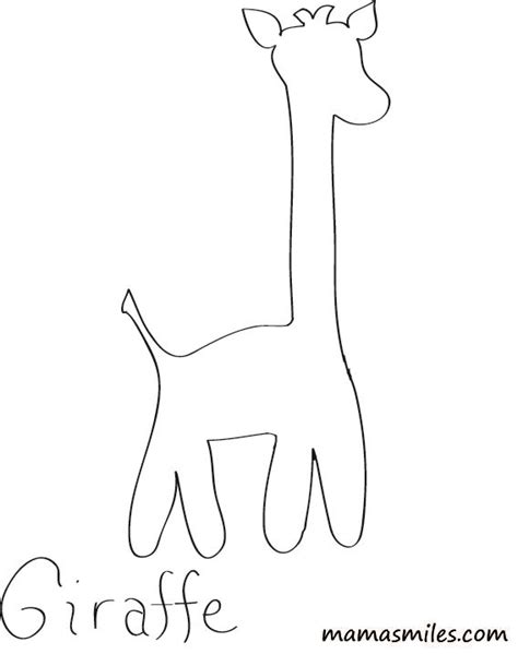 giraffe  spots page coloring pages