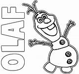Olaf Wecoloringpage sketch template