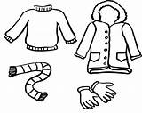 Clothes Winter Coloring Clipart Clipartbest Wear Pages Two sketch template