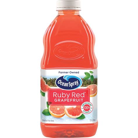 ocean spray ruby red grapefruit juice drink  woolworths