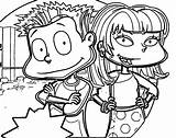 Grown Wecoloringpage Rugrats sketch template