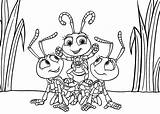 Coloring Life Bugs Pages Bug Easy Kids Print sketch template