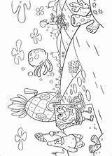 Spongebob Esponja Coloring Disegni Schwammkopf Amigos Binoculares Turma Sponge Colorare Squarepants Kleurplaat Krab Nickelodeon Tekeningen Underwater Tekenen Dibujosparacolorear Malvorlagen Krokante sketch template