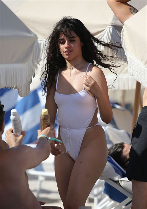 camila cabello thefappening tits and cameltoe at a beach