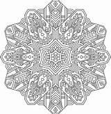 Mandala Coloring Pages Choose Board Draw Geometric sketch template