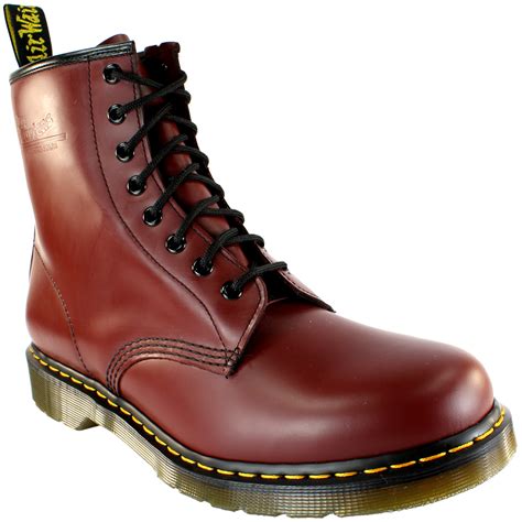 womens dr martens  classic lace  leather ankle army boots uk
