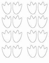 Penguin Feet Crafts Outline Pattern sketch template