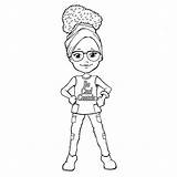 Coloring Afro Pages Getcolorings Printable sketch template