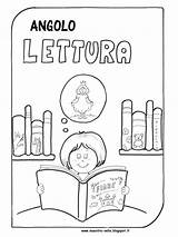 Maestra Infanzia Cartelli Angolo Lettura Angoli Mensa Vari Classe Lavoretti sketch template