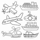 Air Preschool Airplane St4 T3 Delightful sketch template