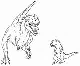 Coloring King Dinosaur Pages Popular Library Kids sketch template